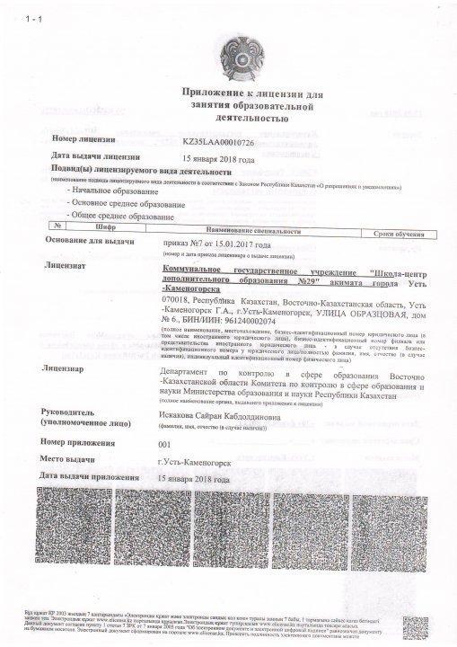 Паспорт школы